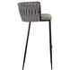 Sarai 37 inch Belfast Koala Grey Barstool